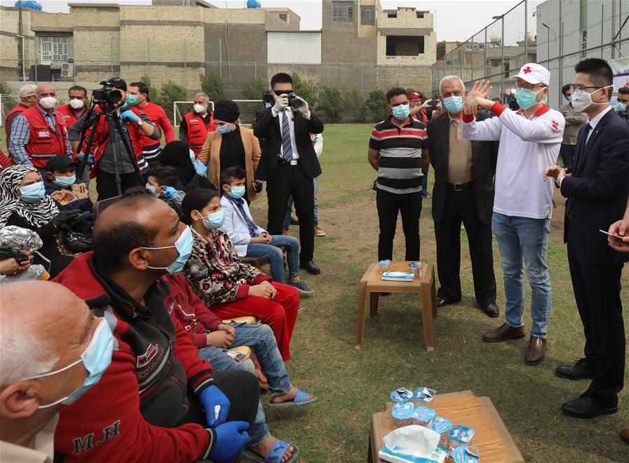 IRAQ-BAGHDAD-CHINA-MEDICAL AID-COVID-19
