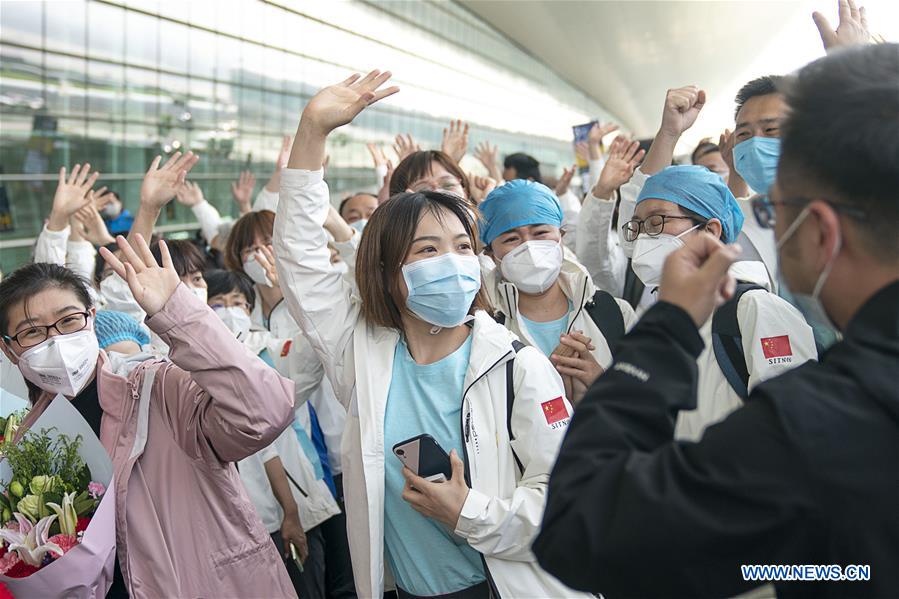 CHINA-WUHAN-COVID-19-TIANJIN-MEDICS-DEPARTURE (CN)