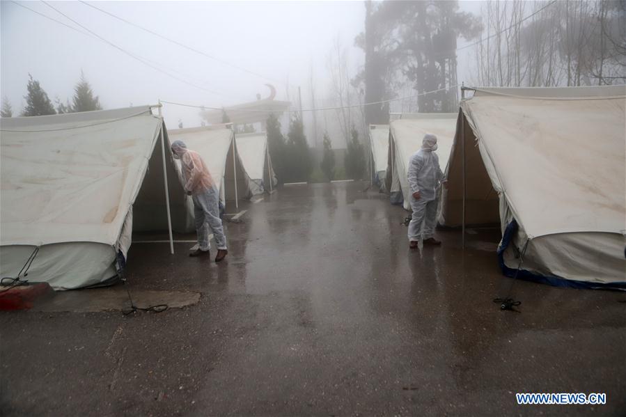 MIDEAST-HEBRON-COVID-19