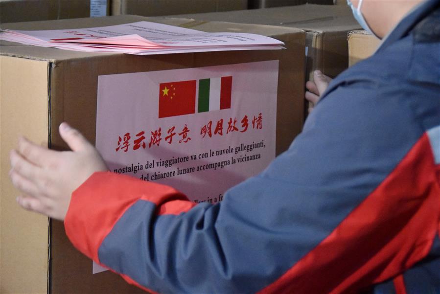 CHINA-ZHEJIANG-HANGZHOU-MEDICAL SUPPLIES-ITALY (CN)
