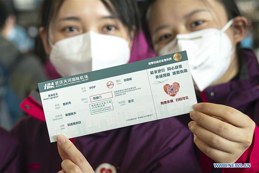 CHINA-WUHAN-COVID-19-MEDICS-DEPARTURE (CN)