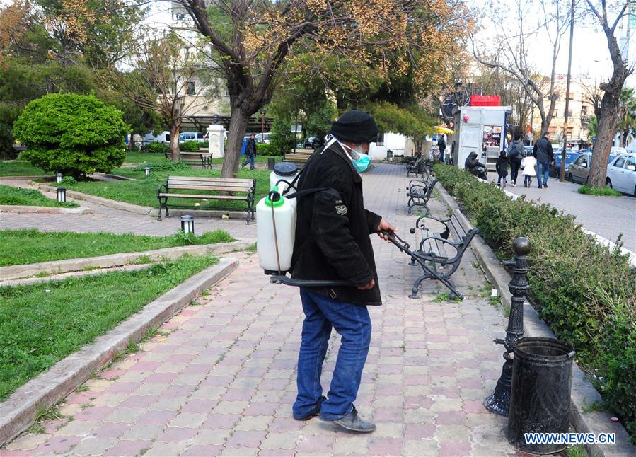 SYRIA-DAMASCUS-CORONAVIRUS