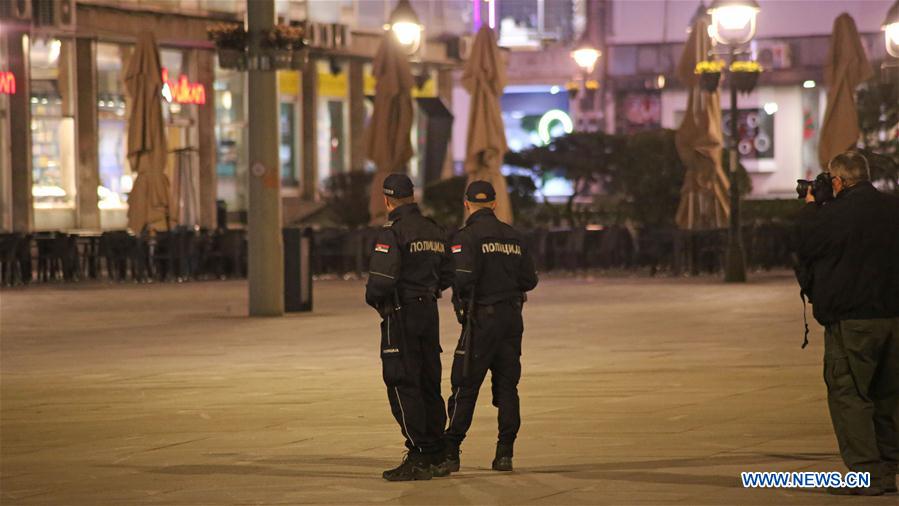 SERBIA-BELGRADE-COVID-19-CURFEW