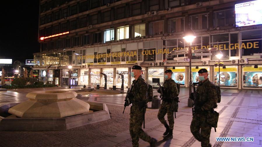 SERBIA-BELGRADE-COVID-19-CURFEW