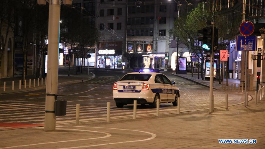 SERBIA-BELGRADE-COVID-19-CURFEW