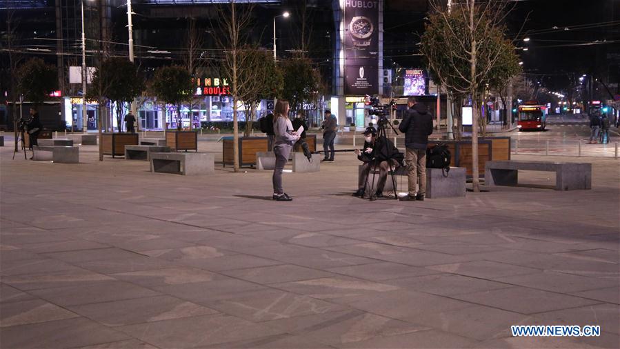 SERBIA-BELGRADE-COVID-19-CURFEW