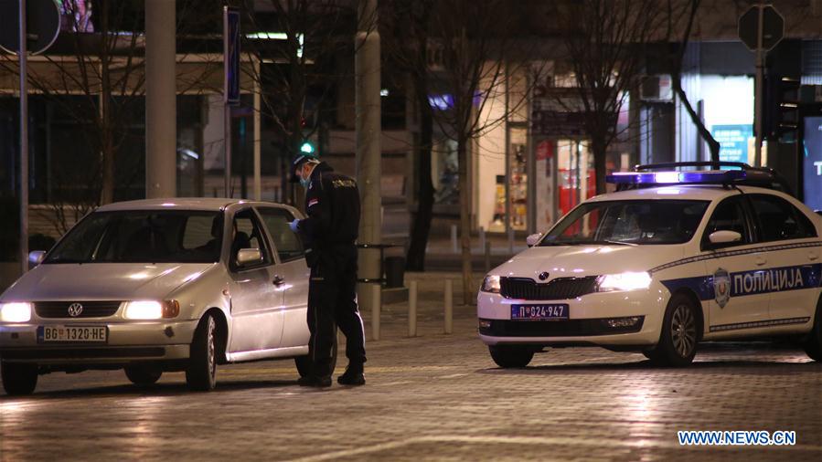 SERBIA-BELGRADE-COVID-19-CURFEW