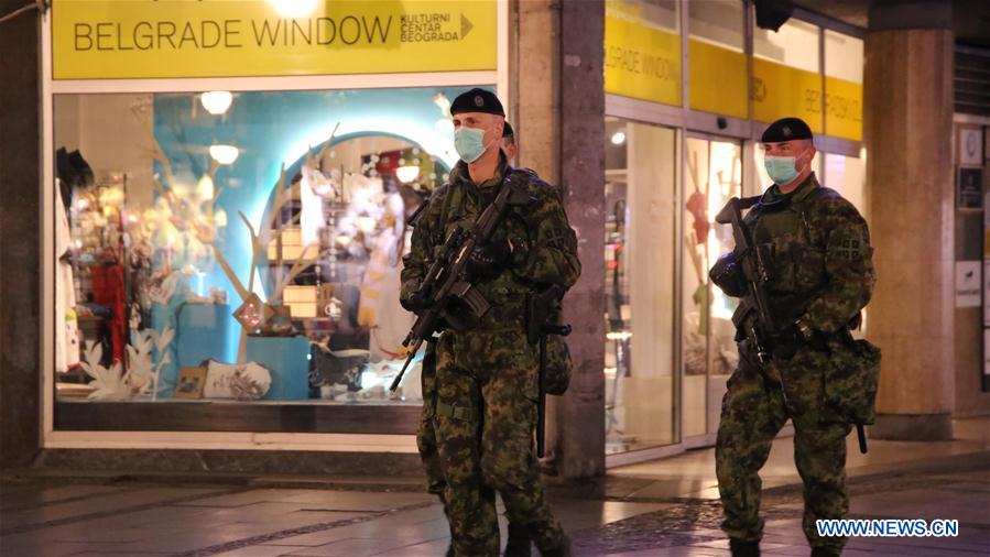 SERBIA-BELGRADE-COVID-19-CURFEW
