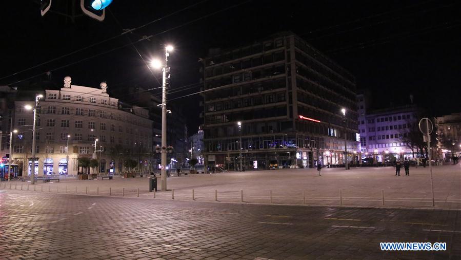 SERBIA-BELGRADE-COVID-19-CURFEW