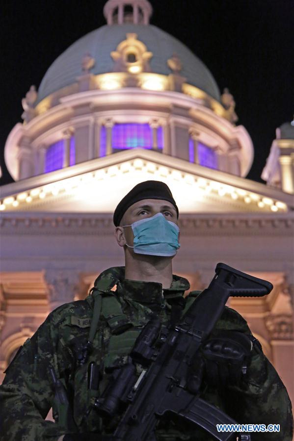 SERBIA-BELGRADE-COVID-19-CURFEW