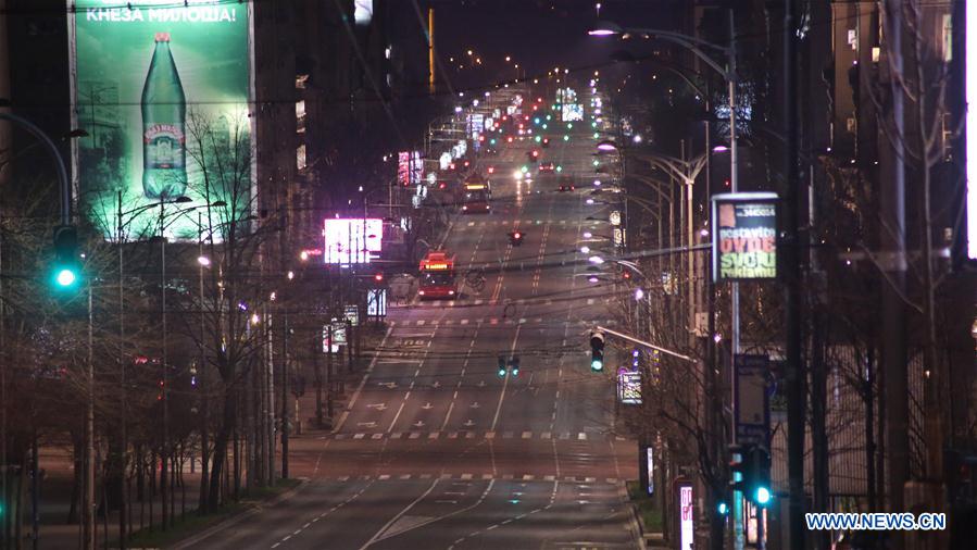 SERBIA-BELGRADE-COVID-19-CURFEW