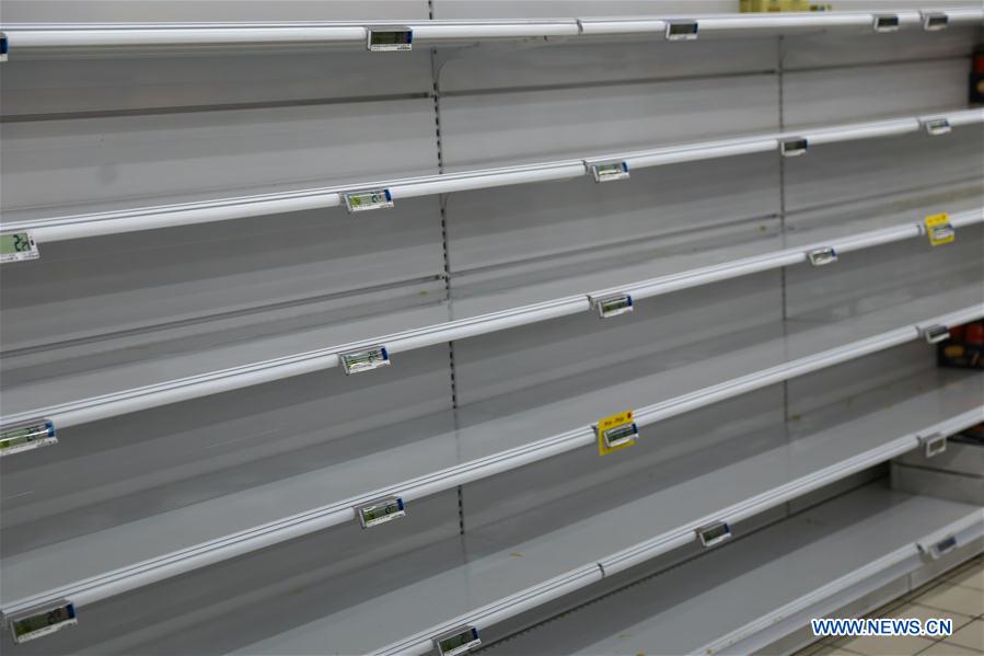 BELGIUM-BRUSSELS-COVID-19-SUPERMARKET-STOCKPILING