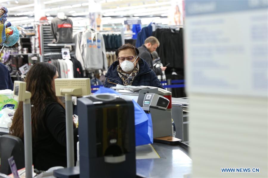 BELGIUM-BRUSSELS-COVID-19-SUPERMARKET-STOCKPILING
