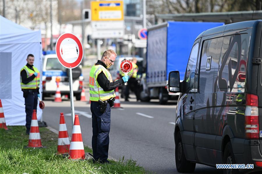 GERMANY-KEHL-COVID-19-BORDER CONTROL