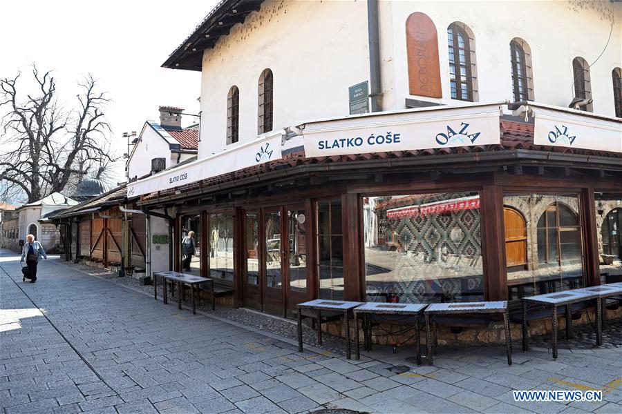 BOSNIA AND HERZEGOVINA-SARAJEVO-COVID-19-STATE OF EMERGENCY