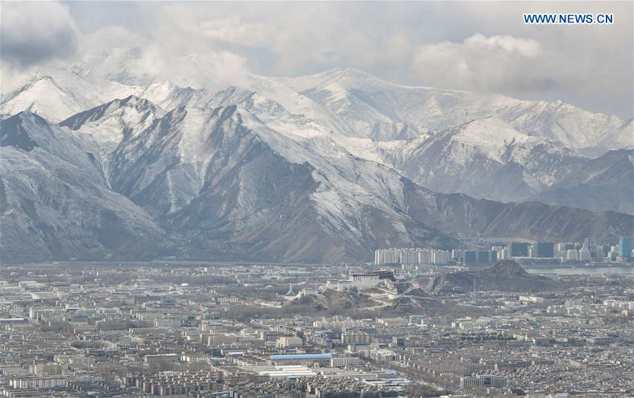 (InTibet)CHINA-LHASA-POTALA PALACE-SNOW (CN)