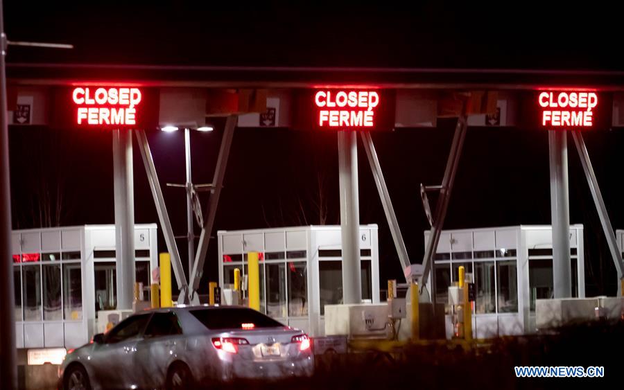 CANADA-U.S.-COVID-19-BORDER CLOSE