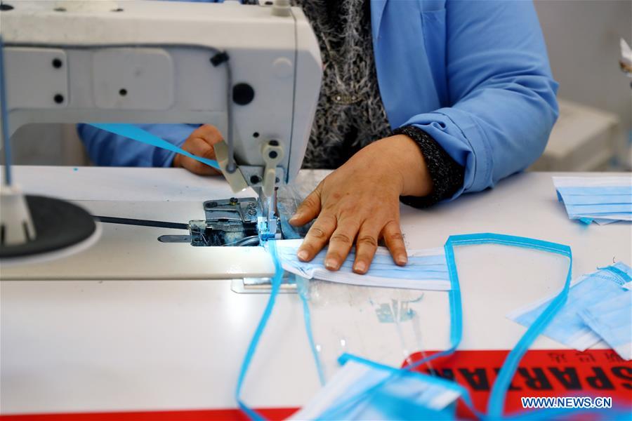 EGYPT-MONUFIA-FACTORY-MEDICAL MASK-PRODUCTION-COVID-19