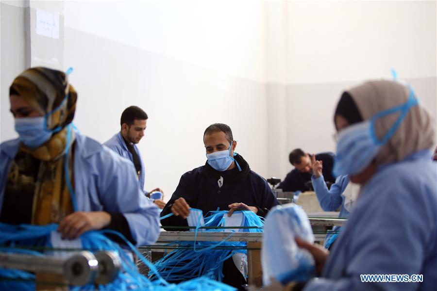 EGYPT-MONUFIA-FACTORY-MEDICAL MASK-PRODUCTION-COVID-19