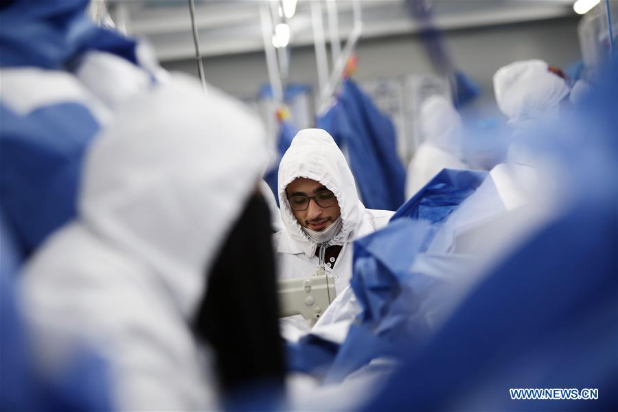 EGYPT-MONUFIA-FACTORY-MEDICAL MASK-PRODUCTION-COVID-19