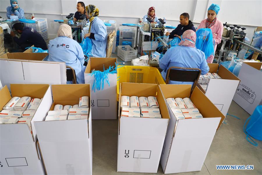 EGYPT-MONUFIA-FACTORY-MEDICAL MASK-PRODUCTION-COVID-19