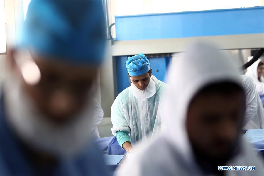 EGYPT-MONUFIA-FACTORY-MEDICAL MASK-PRODUCTION-COVID-19