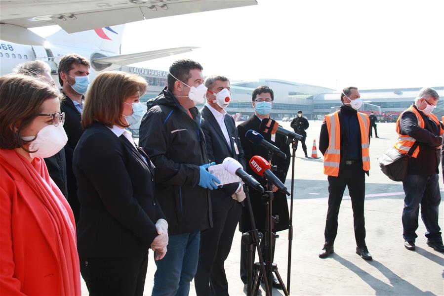 CZECH REPUBLIC-PRAGUE-COVID-19-MEDICAL SUPPLIES FROM CHINA