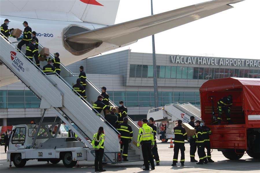 CZECH REPUBLIC-PRAGUE-COVID-19-MEDICAL SUPPLIES FROM CHINA