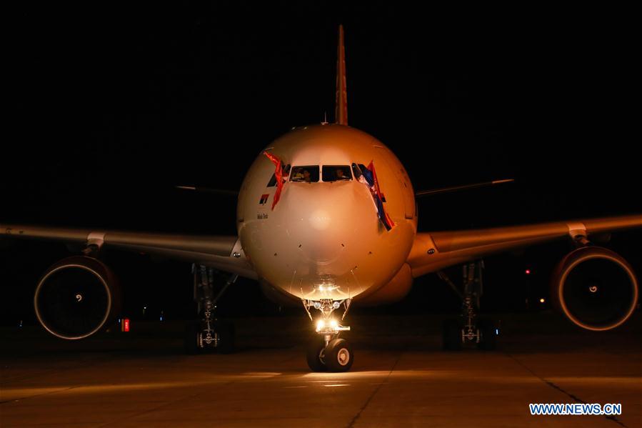 SERBIA-BELGRADE-CHINESE MEDICAL TEAM-MEDICAL SUPPLIES-COVID-19