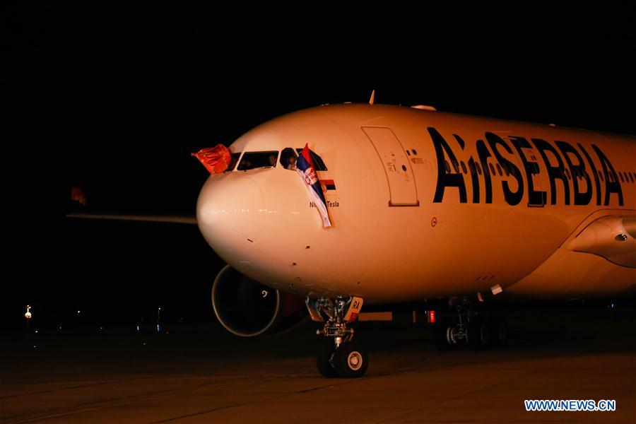 SERBIA-BELGRADE-CHINESE MEDICAL TEAM-MEDICAL SUPPLIES-COVID-19