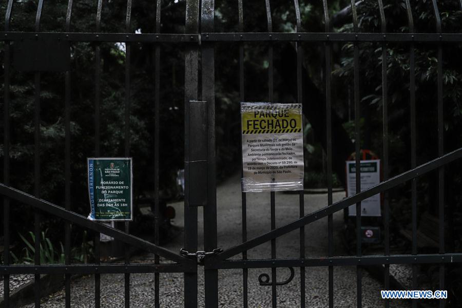 BRAZIL-SAO PAULO-COVID-19-MEASURES