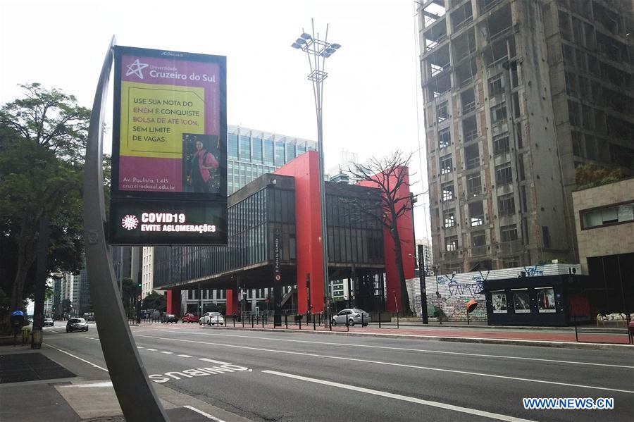 BRAZIL-SAO PAULO-COVID-19-MEASURES