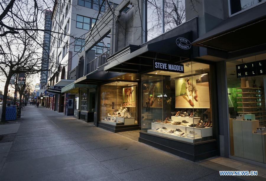 CANADA-VANCOUVER-COVID-19-DESERTED TOWN 