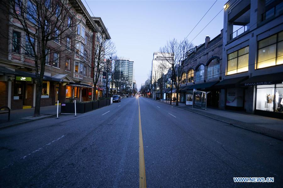 CANADA-VANCOUVER-COVID-19-DESERTED TOWN 