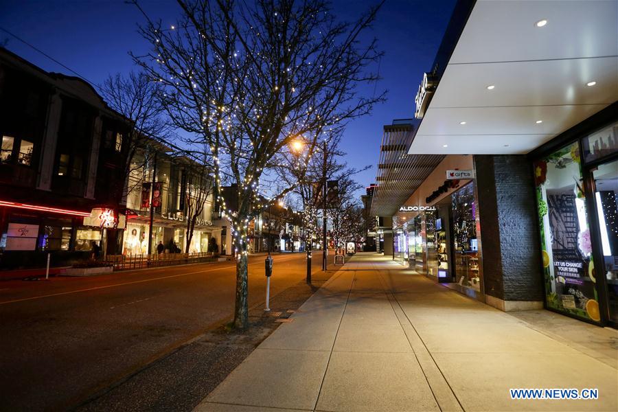 CANADA-VANCOUVER-COVID-19-DESERTED TOWN 