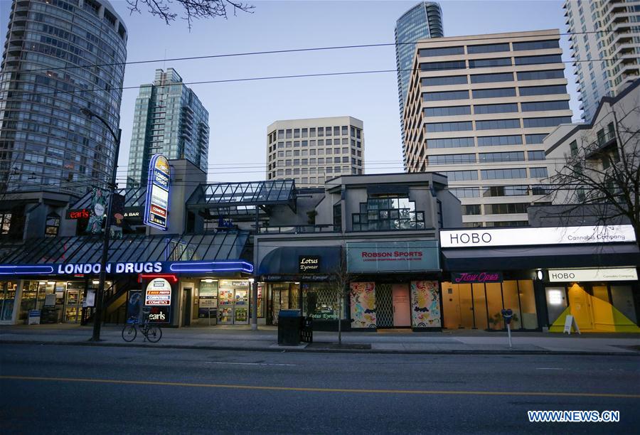 CANADA-VANCOUVER-COVID-19-DESERTED TOWN 