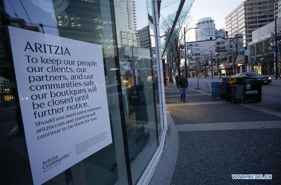 CANADA-VANCOUVER-COVID-19-DESERTED TOWN 