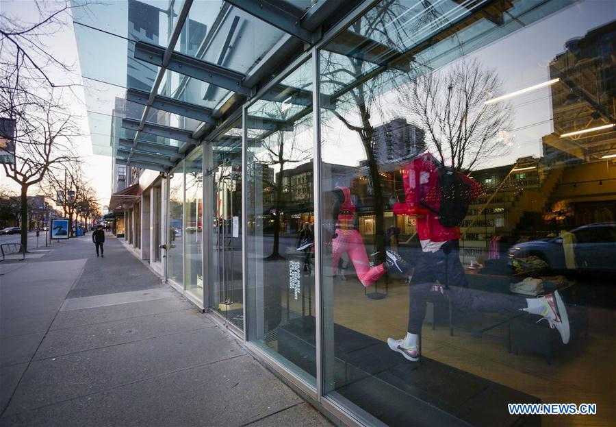 CANADA-VANCOUVER-COVID-19-DESERTED TOWN 