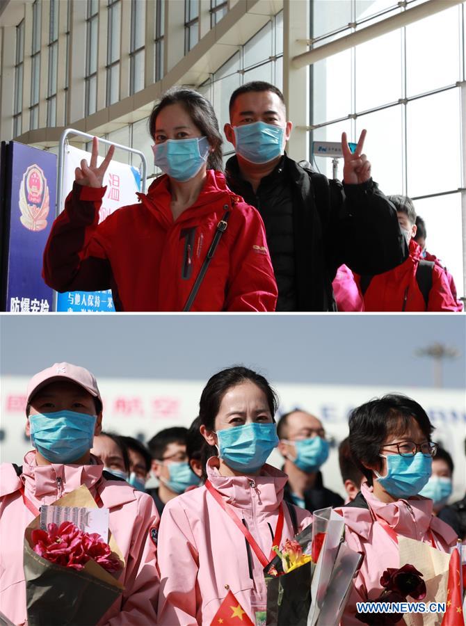 147 Medics from Gansu Return Home