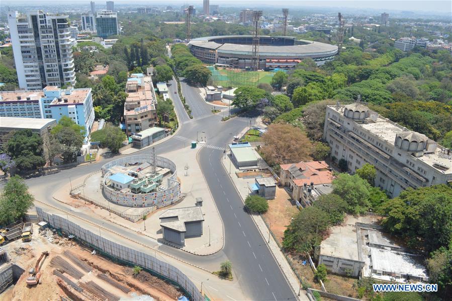 INDIA-BANGALORE-COVID-19-CURFEW