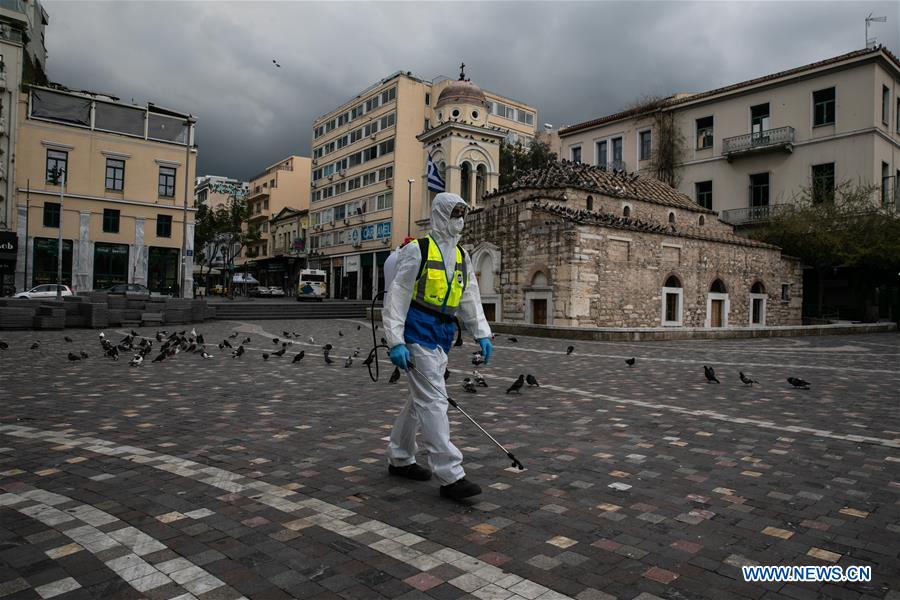 GREECE- ATHENS-COVID19-LOCKDOWN