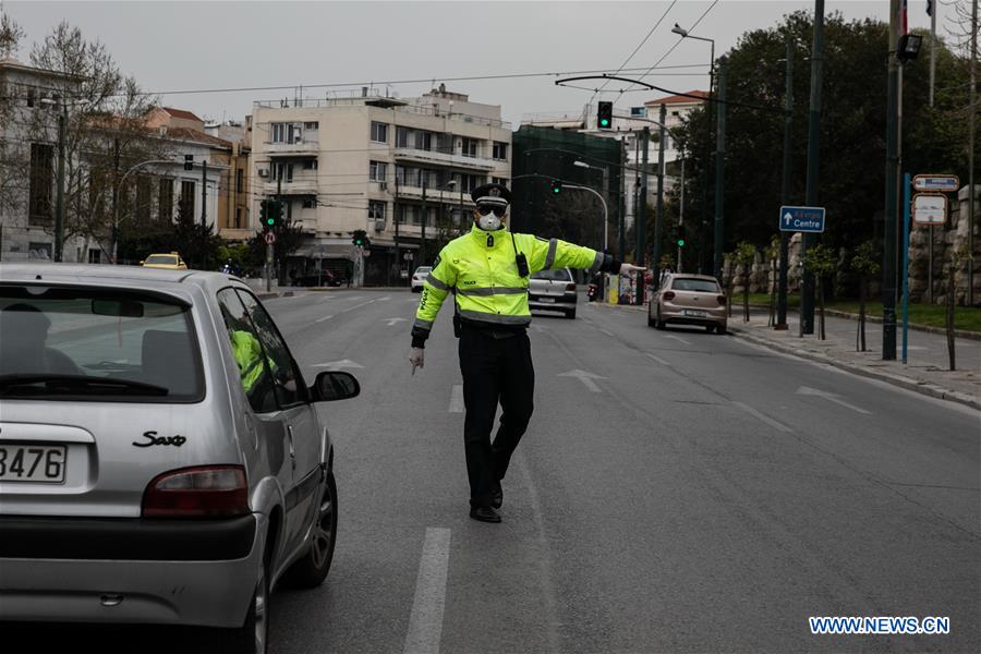 GREECE- ATHENS-COVID19-LOCKDOWN