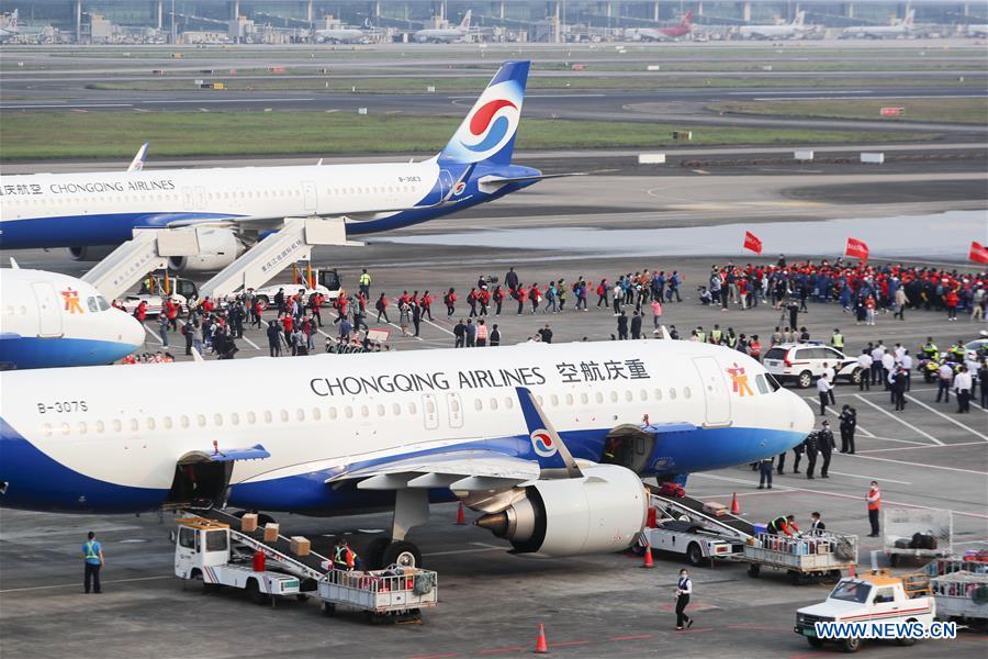 CHINA-CHONGQING-MEDICAL STAFF-RETURN HOME-ARRIVAL (CN)