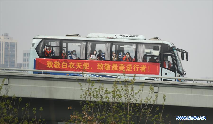 CHINA-HUBEI-WUHAN-MEDICAL STAFF FROM GUANGDONG-DEPARTURE (CN)