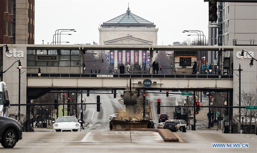 U.S.-CHICAGO-COVID-19-STAY-AT-HOME