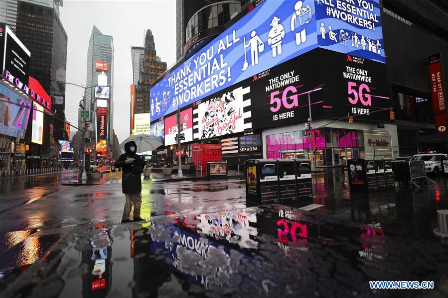 U.S.-NEW YORK-COVID-19