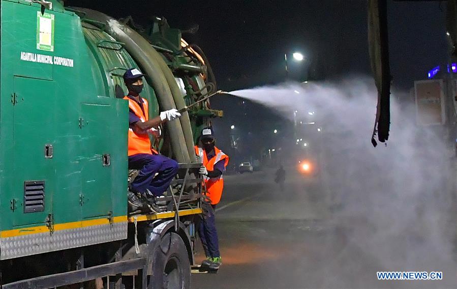 INDIA-AGARTALA-COVID-19