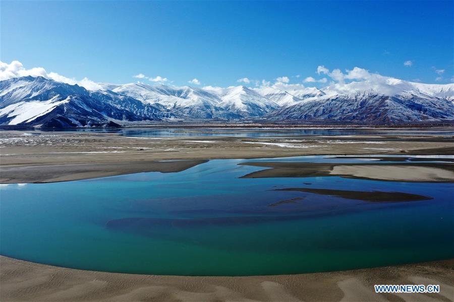 CHINA-TIBET-YARLUNG ZANGBO RIVER-SNOW SCENERY (CN)