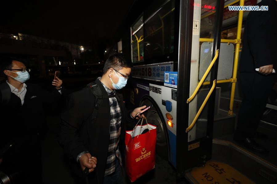 CHINA-HUBEI-WUHAN-COVID-19-BUS ROUTES-RESUMPTION (CN)