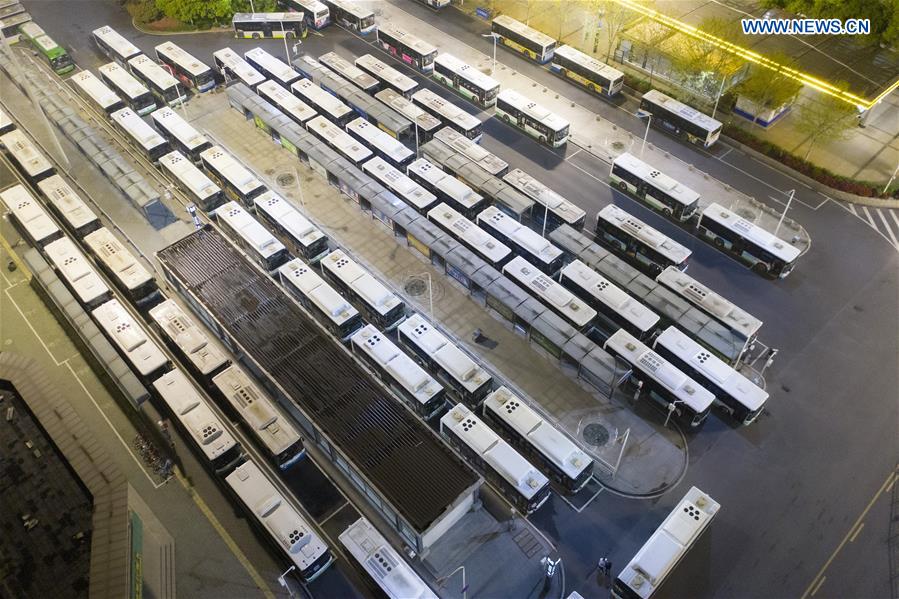 CHINA-HUBEI-WUHAN-COVID-19-BUS ROUTES-RESUMPTION (CN)